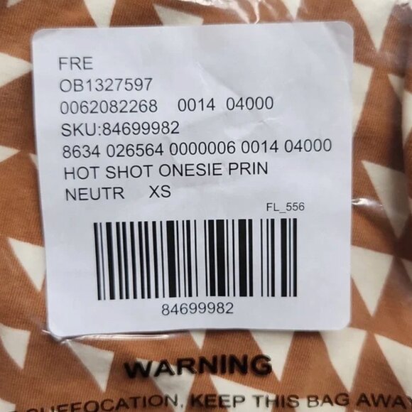 Free People Hot Shot Printed Onesie In Transition Canvas - Picture 9 of 11